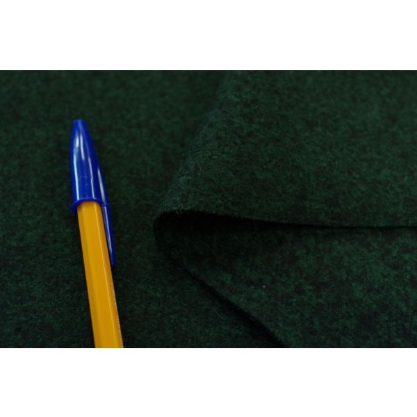 画像1: 130cm巾×1.0m 撚り杢 圧縮ウールニット フォレストグリーン