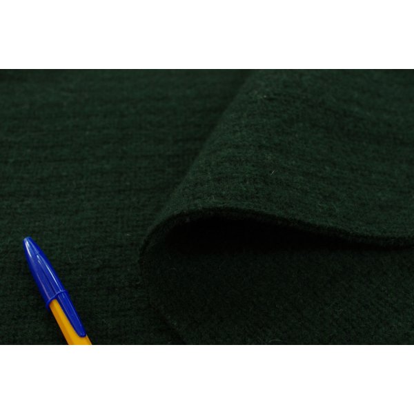 画像1: ロービングウール二重織り　チャコールグレー×クロムグリーン