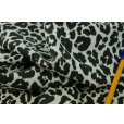 画像2: 116cm巾1.3m レオパード アロハレーヨン モノトーン (2)