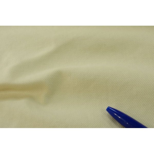 画像2: フランス綾織りコットン　柔軟タンブラー洗い加工　クリームベージュ