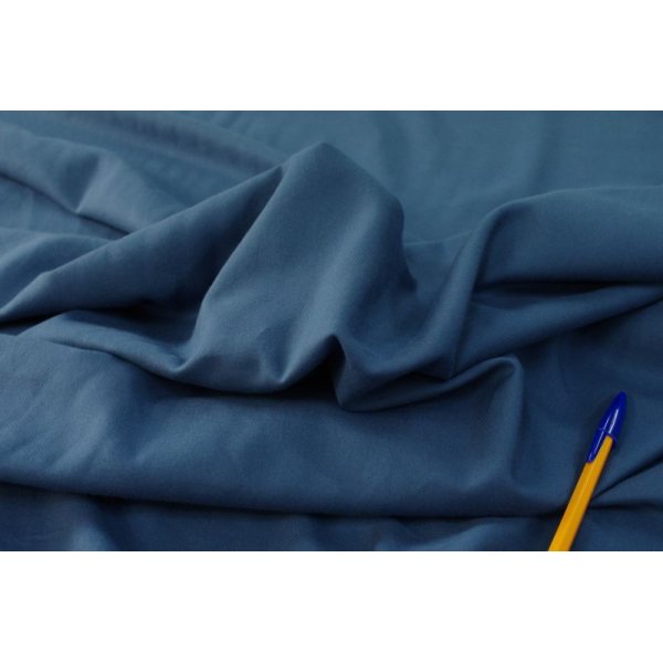 画像3: 起毛ビエラ織りコットン　揉み込み洗い　アンティークブルー