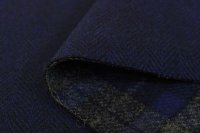 153cm巾50cm　カシミヤダッフルコートダブルクロス