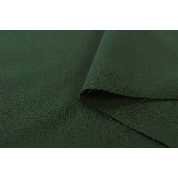 画像1: ウール平織り　ストレッチウール　ダーククロムグリーン