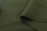 150cm巾1.3ｍ　72番手双糸　ウール平織り（トロ）カーキ
