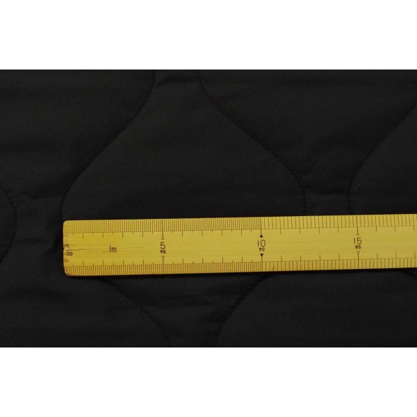 画像2: 135cm巾1.5ｍ　両面キルティング　撥水加工中綿クロス　ブラック