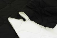 135cm巾1.5ｍ　両面キルティング　撥水加工中綿クロス　ブラック