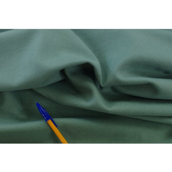 画像2: 140cm巾1.5m ソフトメルトン アクアグリーン