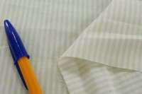 108cm巾2.0ｍ　コットン先染めロンドンストライプ　ホワイトＸクリーム