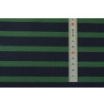 画像2: 160cm巾1.6m 30番手 先染めボーダー天竺ニット グリーンXネイビー (2)