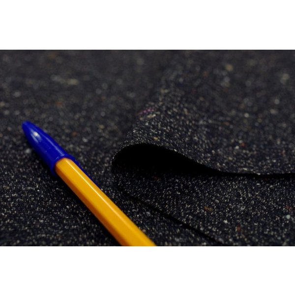 画像1: 135cm巾1.5m ミックスネップツィードストレッチ