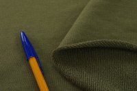 180cm巾3.5ｍ　30番手　コットン裏毛ニット　オリーブ