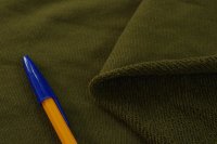 180cm巾2.8m 30番手 コットン裏毛ニット オリーブドラブ