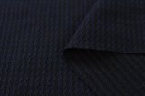 124cm巾1.8ｍ　コットンポリエステルジャガードニット　navyｘblack