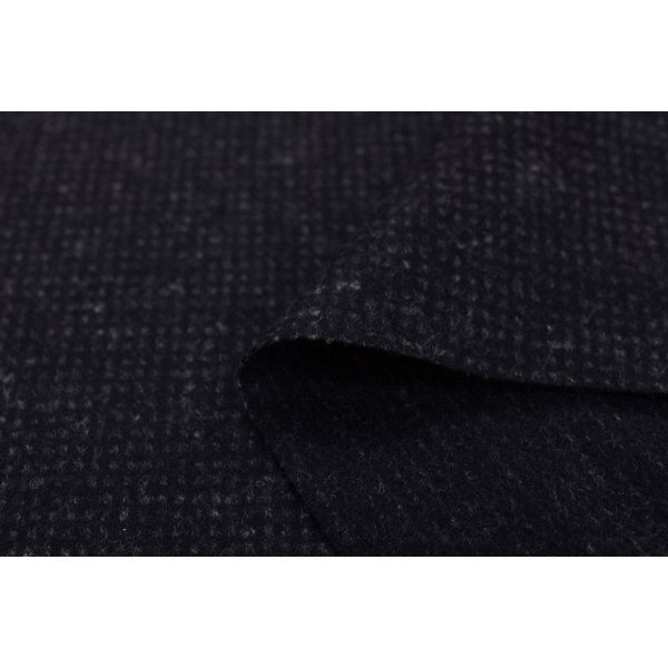 画像1: ピンチェックニット　ダークネイビー✕チャコールグレー