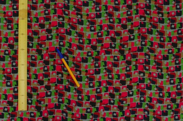 画像7: 112cm巾2m ホップサック織り プリント (7)