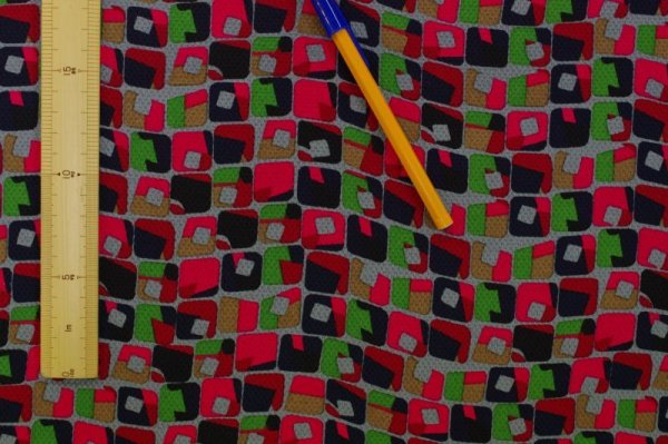 画像6: 112cm巾2m ホップサック織り プリント (6)