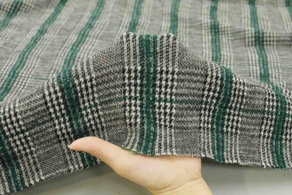 画像6: 130cm巾2.6m ジャガードウールニット  (6)