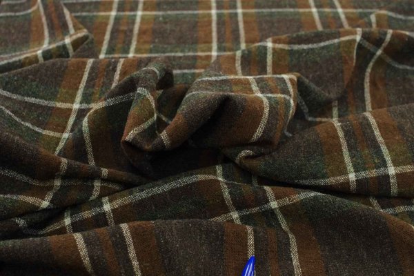 画像4: 152cm巾×2.7m 英国羊毛 ザクッとウールチェック (4)