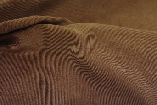 画像3: 107cm巾1.2ｍ　カラーミックス　12ウェールコーデュロイ　ブラウン (3)