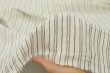 画像9: 157cm巾高密度60リネン　先染めストライプ (9)