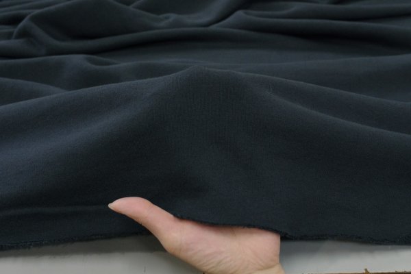 画像6: ローゲージ 裏起毛パイル裏毛ニット ブルーグレー (6)
