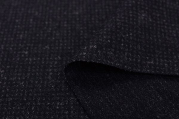 画像1: ピンチェックニット　ダークネイビー✕チャコールグレー (1)