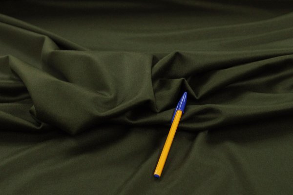 画像6: カシミヤ混ビーバー加工　カーキグリーン (6)